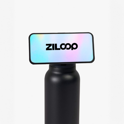 24oz MagSafe Insulated Water Bottle | Dual-Use Phone Mount Loop Lid | Sleek Gym Flask