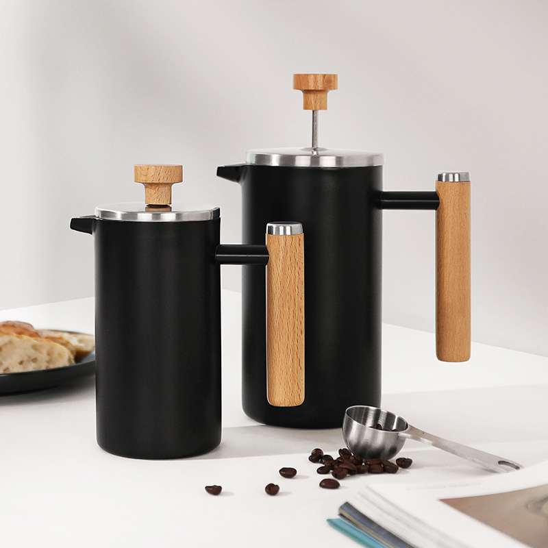 Portable Double-Wall French Press | 350ml-1000ml Insulated | Camping Travel Bulk