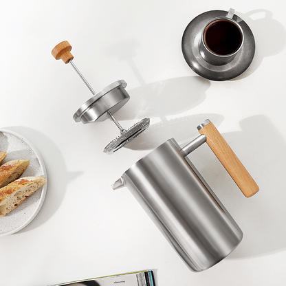 Portable Double-Wall French Press | 350ml-1000ml Insulated | Camping Travel Bulk
