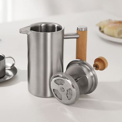 Portable Double-Wall French Press | 350ml-1000ml Insulated | Camping Travel Bulk