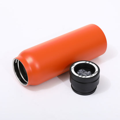 24oz MagSafe Straw Sports Bottle | Pop-Up Mouthpiece & Magnetic Ring Lid | Gym Hydration