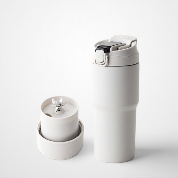 XL 680ml Insulated Travel Blender Bottle | SUS316 Inner Liner | High-End Gym B2B