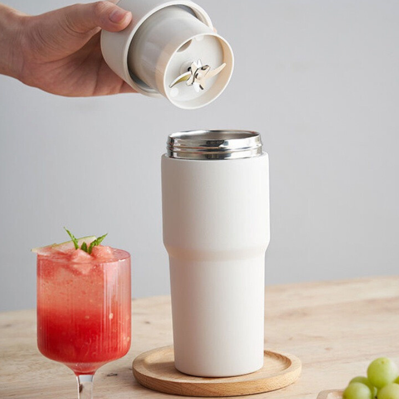 XL 680ml Insulated Travel Blender Bottle | SUS316 Inner Liner | High-End Gym B2B