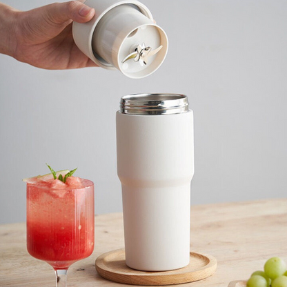 XL 680ml Insulated Travel Blender Bottle | SUS316 Inner Liner | High-End Gym B2B