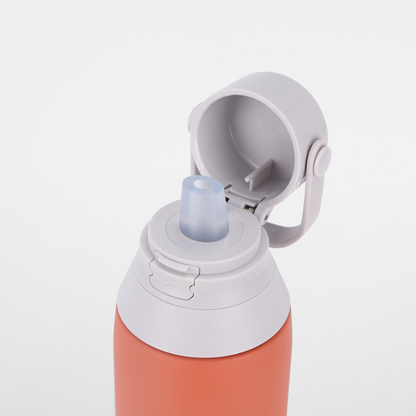 Pop-Up Lid Sports Flask | 500ml-750ml Double-Wall with Handle | Retail & Athletics B2B