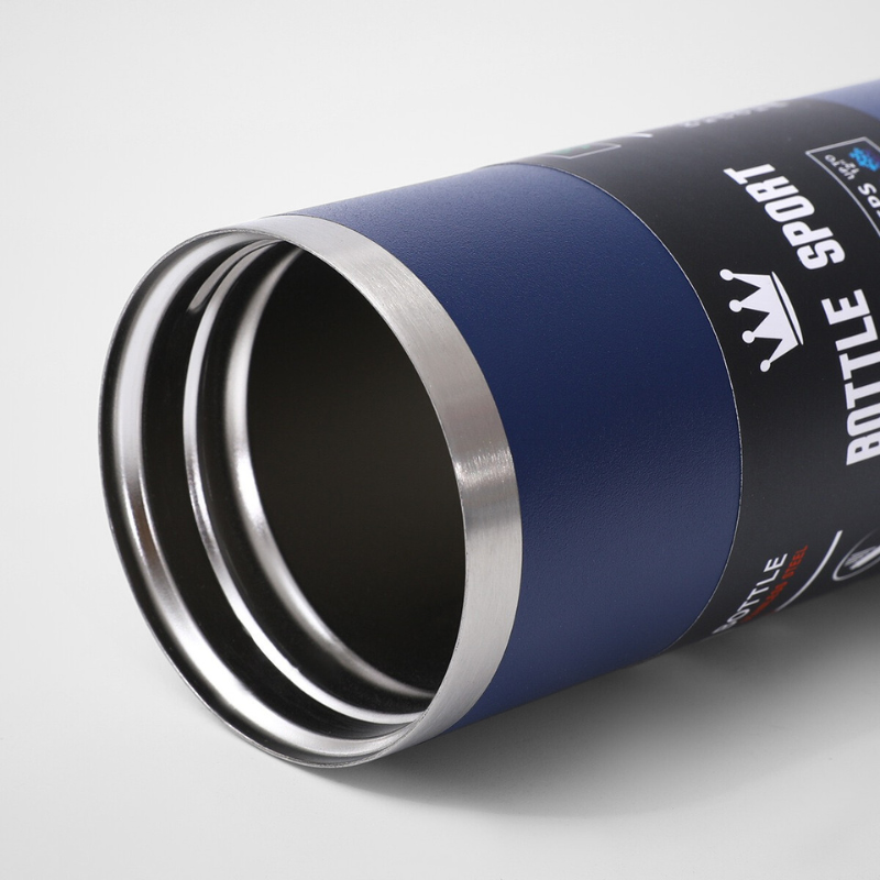 Aesthetic Powder-Coated Vacuum Flask | 500ml Double-Wall | Active Lifestyle Bulk