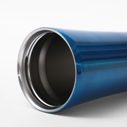 Clamshell Car-Friendly Travel Tumbler | 450ml Double-Wall Waist Cup | Daily Commute Bulk