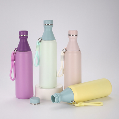 Aesthetic Small-Mouth Sports Flask | 500ml Double-Wall | Retail & Gym Bulk