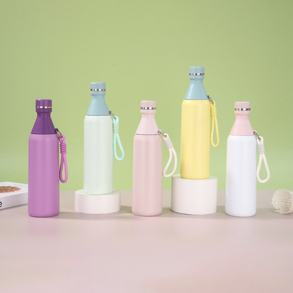 Aesthetic Small-Mouth Sports Flask | 500ml Double-Wall | Retail & Gym Bulk