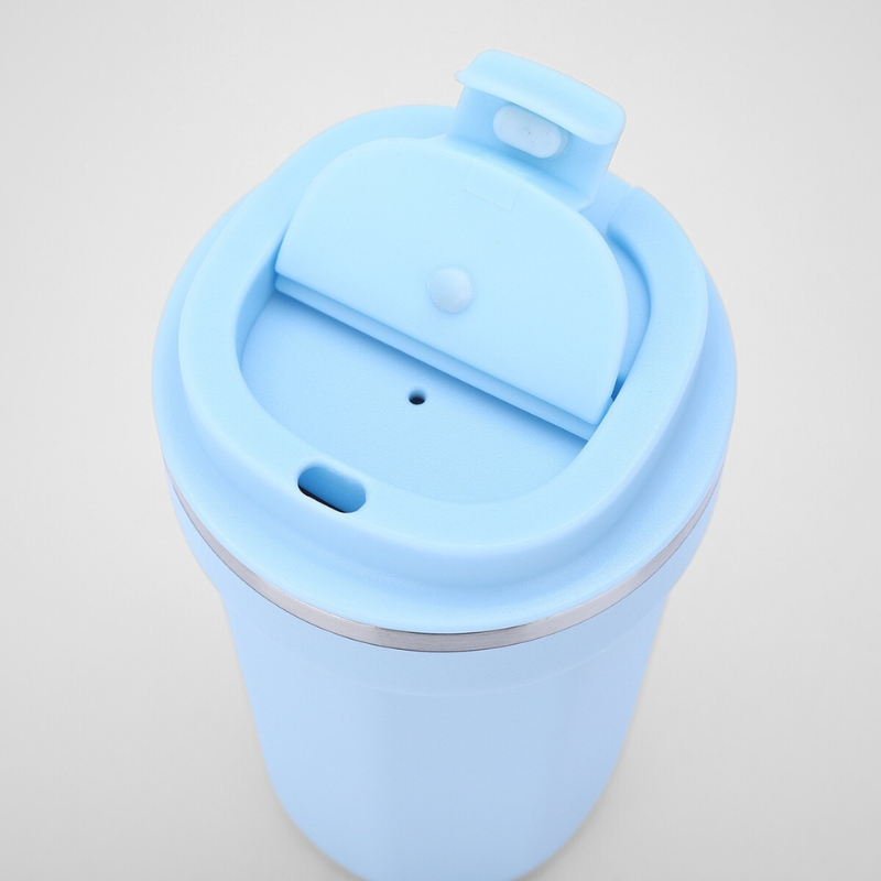 Leakproof Wide-Mouth Travel Mug | 380ml-510ml Double-Wall | Office Cafe Bulk