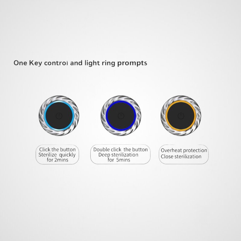 Self-Sterilising Smart Vacuum Bottle | UV-C Sterilizer Lid | Premium Health Tech