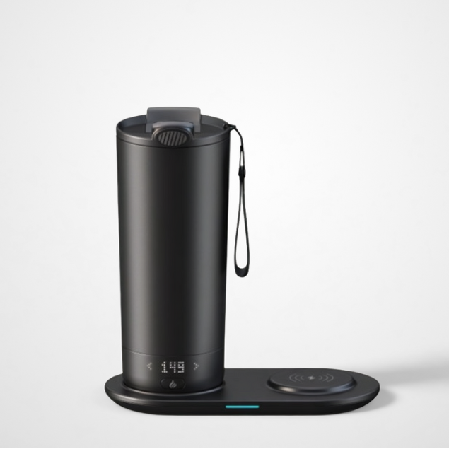 Smart Office Coffee Mug with LED Temp Display | 540ml | High-Tech Corporate Gift