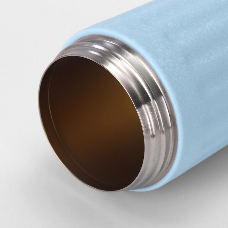 Premium Titanium-Coated Coffee Mug | Double-Wall Vacuum | B2B Specialty Cup