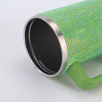Luxury Bedazzled Bling Tumbler | 40oz Double-Wall Rhinestone | Glamour Gifting Bulk