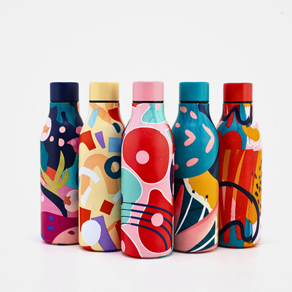 550ml Cola-Shaped Sports Bottle | Double-Wall Vacuum Steel | Classic Hydro Flask