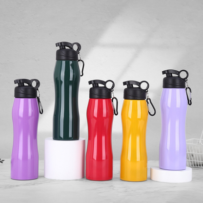 Outdoor Carabiner Drinking Flask | 750ml Double-Wall | Promotional Campaign Bulk