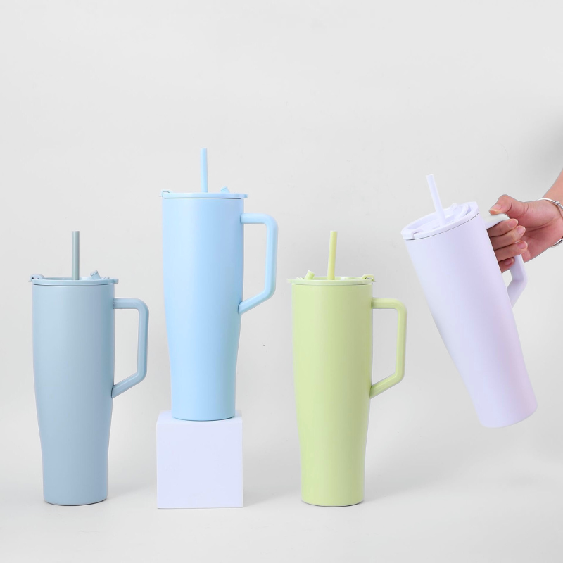 Heavy-Duty Commuter Car Mug | 40oz Double-Wall Vacuum | Auto Travel Bulk