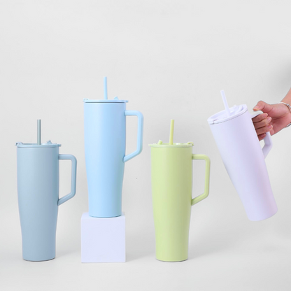 Heavy-Duty Commuter Car Mug | 40oz Double-Wall Vacuum | Auto Travel Bulk