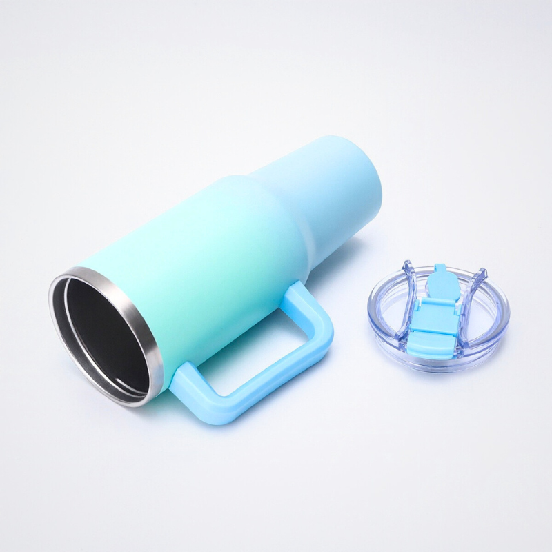 Premium Car Vacuum Tumbler | 40oz Double-Wall with Loop Lid | Commuter Bulk