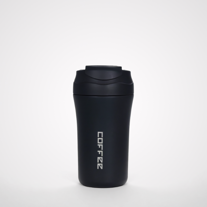 Compact Desktop Coffee Mug | 450ml Double-Wall Vacuum | Corporate Office Bulk