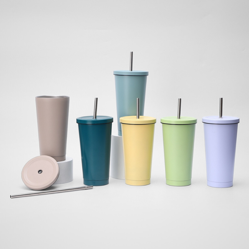 Daily Hydration Straw Tumbler | 500ml-750ml Double-Wall | Retail & Gym Bulk