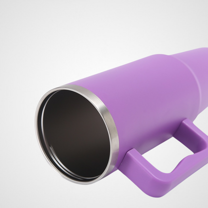 Aesthetic 40oz Travel Tumbler | Heavy-Duty Grab Handle | Trendy B2B