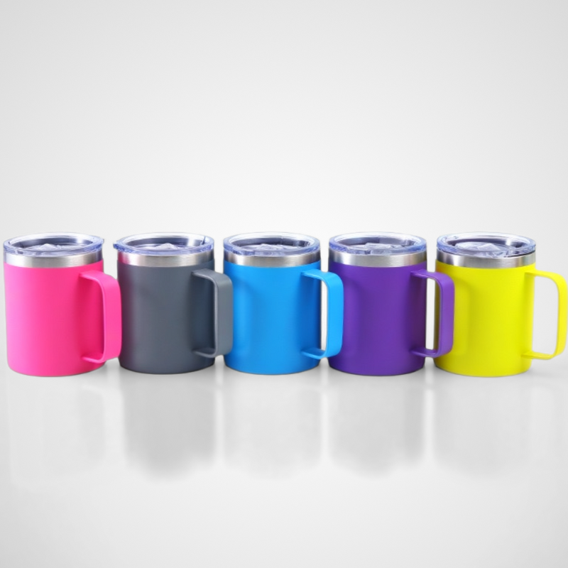 Compact 12oz Office Coffee Mug | Double-Wall Vacuum Insulated | Corporate Gift