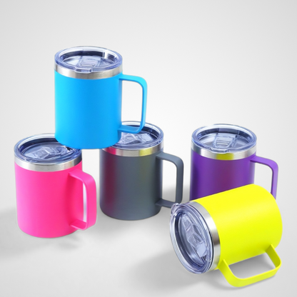 Compact 12oz Office Coffee Mug | Double-Wall Vacuum Insulated | Corporate Gift