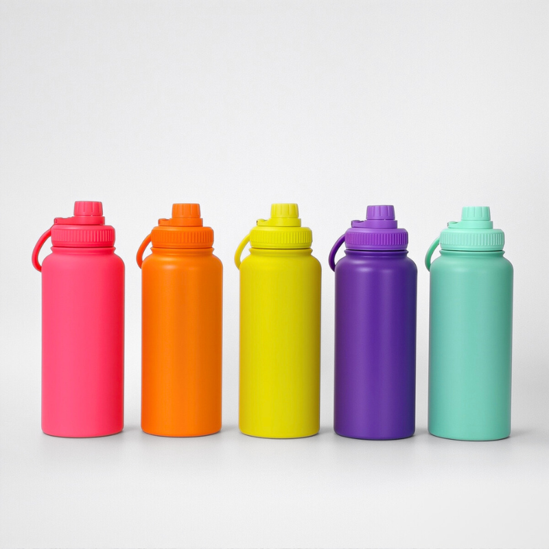 Adventure-Grade Sports Thermos | 32oz Double-Wall Vacuum | Rugged Trail Bulk