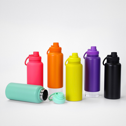Adventure-Grade Sports Thermos | 32oz Double-Wall Vacuum | Rugged Trail Bulk