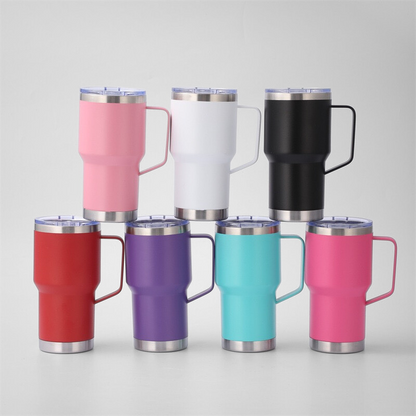 Eco-Friendly Daily Car Tumbler | 20oz-30oz Double-Wall | Promotional Bulk Gifting