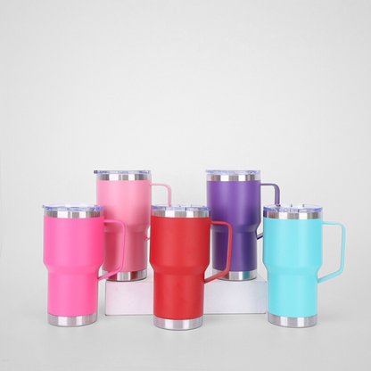 Eco-Friendly Daily Car Tumbler | 20oz-30oz Double-Wall | Promotional Bulk Gifting