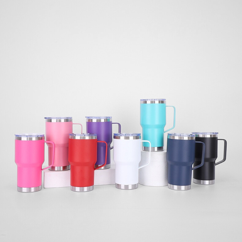 Eco-Friendly Daily Car Tumbler | 20oz-30oz Double-Wall | Promotional Bulk Gifting