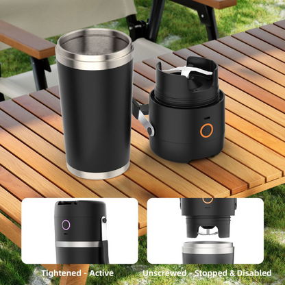 Premium 480ml Glass-Window Blender Cup | High-Speed USB-C | Bulk Wellness Gift