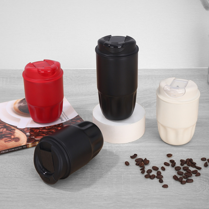 High-End SUS316 Tumbler with Dual-Drink Lid | 450ml Coffee Mug | Boutique B2B