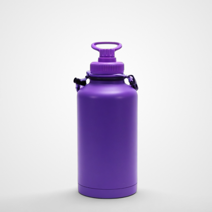 Gigantic 60oz Steel Gym Sport Jug | High-Flow Straw Cap | Bulk Sourcing
