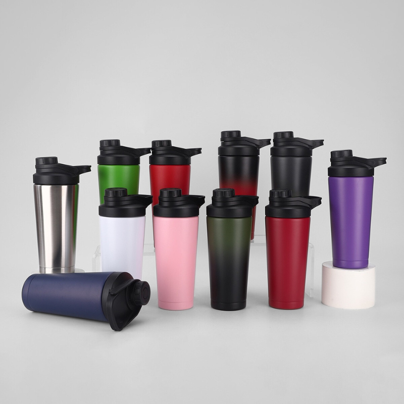 Vacuum Insulated Gym Protein Shaker | 750ml Leakproof | Bulk Sports Sourcing