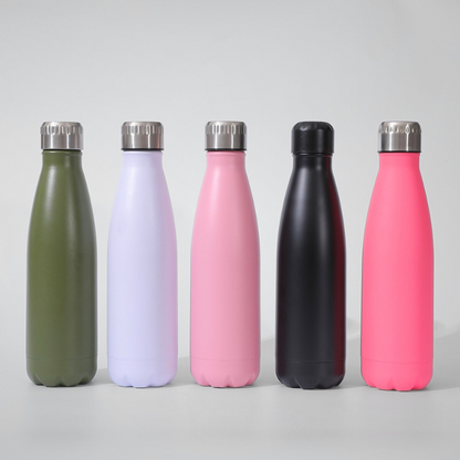 Heavy-Duty Cola-Shape Sports Flask | 500ml Double-Wall | Adventure Outdoor B2B