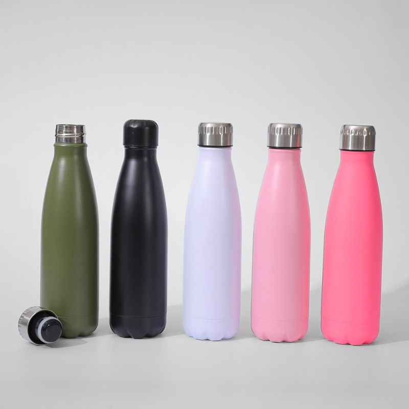 Heavy-Duty Cola-Shape Sports Flask | 500ml Double-Wall | Adventure Outdoor B2B