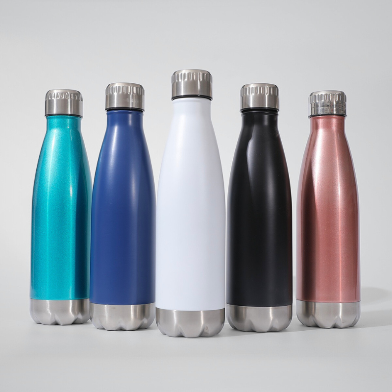 Heavy-Duty Cola-Shape Sports Flask | 500ml Double-Wall | Adventure Outdoor B2B