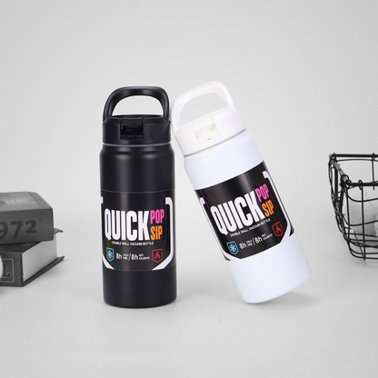 Classic Wide-Mouth Vacuum Flask | 500ml-750ml Double-Wall | Rugged Sports Bulk