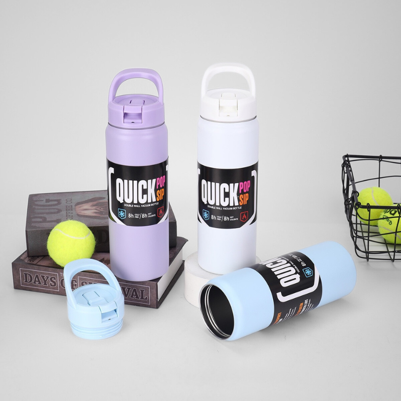 Classic Wide-Mouth Vacuum Flask | 500ml-750ml Double-Wall | Rugged Sports Bulk