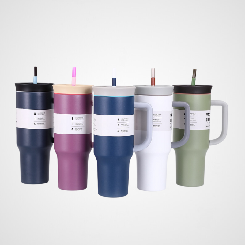 Premium 40oz Swivel Strap Travel Mug | Leakproof Lock Lid | Bulk Supply