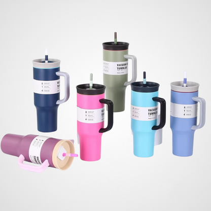 Premium 40oz Swivel Strap Travel Mug | Leakproof Lock Lid | Bulk Supply