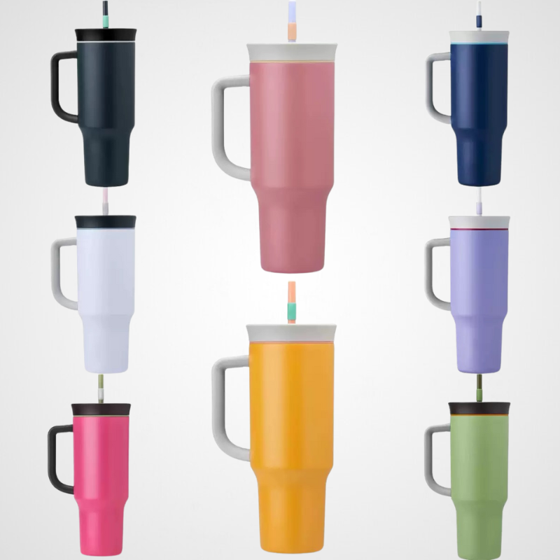 Premium 40oz Swivel Strap Travel Mug | Leakproof Lock Lid | Bulk Supply