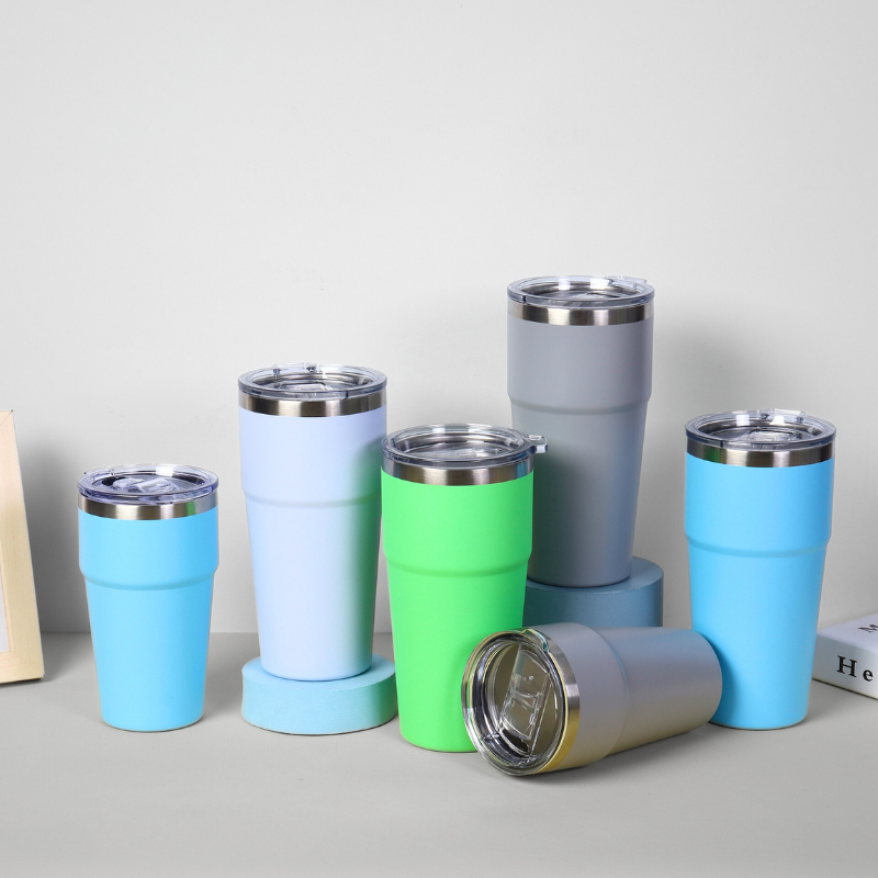Multipurpose Sport Thermos Mug | 16oz-26oz Double-Wall | Active Lifestyle Bulk