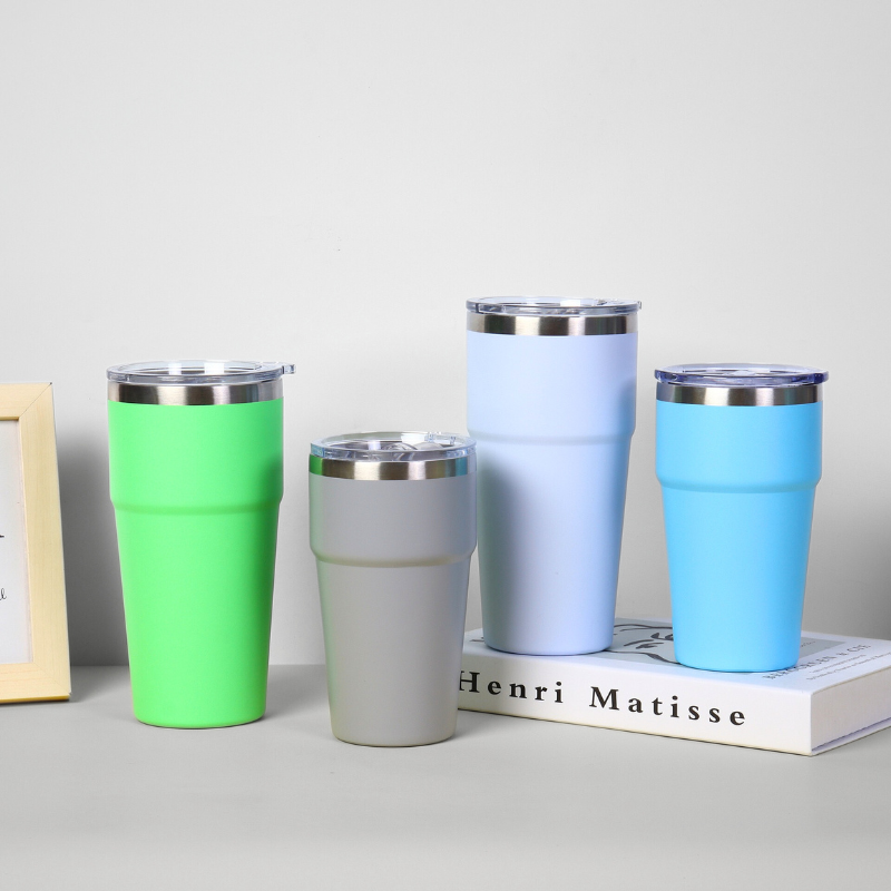 Multipurpose Sport Thermos Mug | 16oz-26oz Double-Wall | Active Lifestyle Bulk