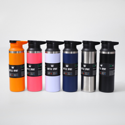 Aesthetic Powder-Coated Vacuum Flask | 500ml Double-Wall | Active Lifestyle Bulk