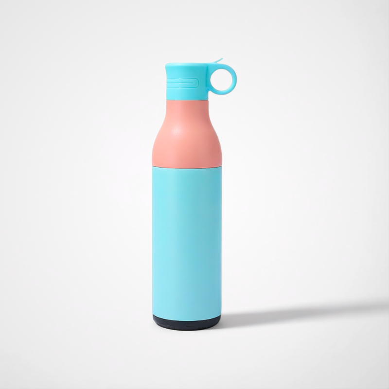 2-in-1 Insulated Can Cooler & Beverage Bottle | Flexible Gasket | Dual-Use Travel Thermo