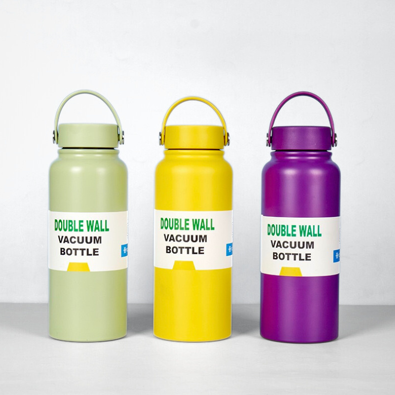 Double-Wall Vacuum Thermos Flask | Multi-Capacity Leakproof Bottle | Hot & Cold Lock